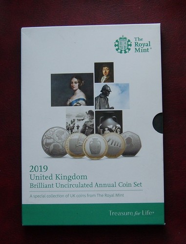 Großbritannien 2019 Stempelglanz Jahresmünzensatz