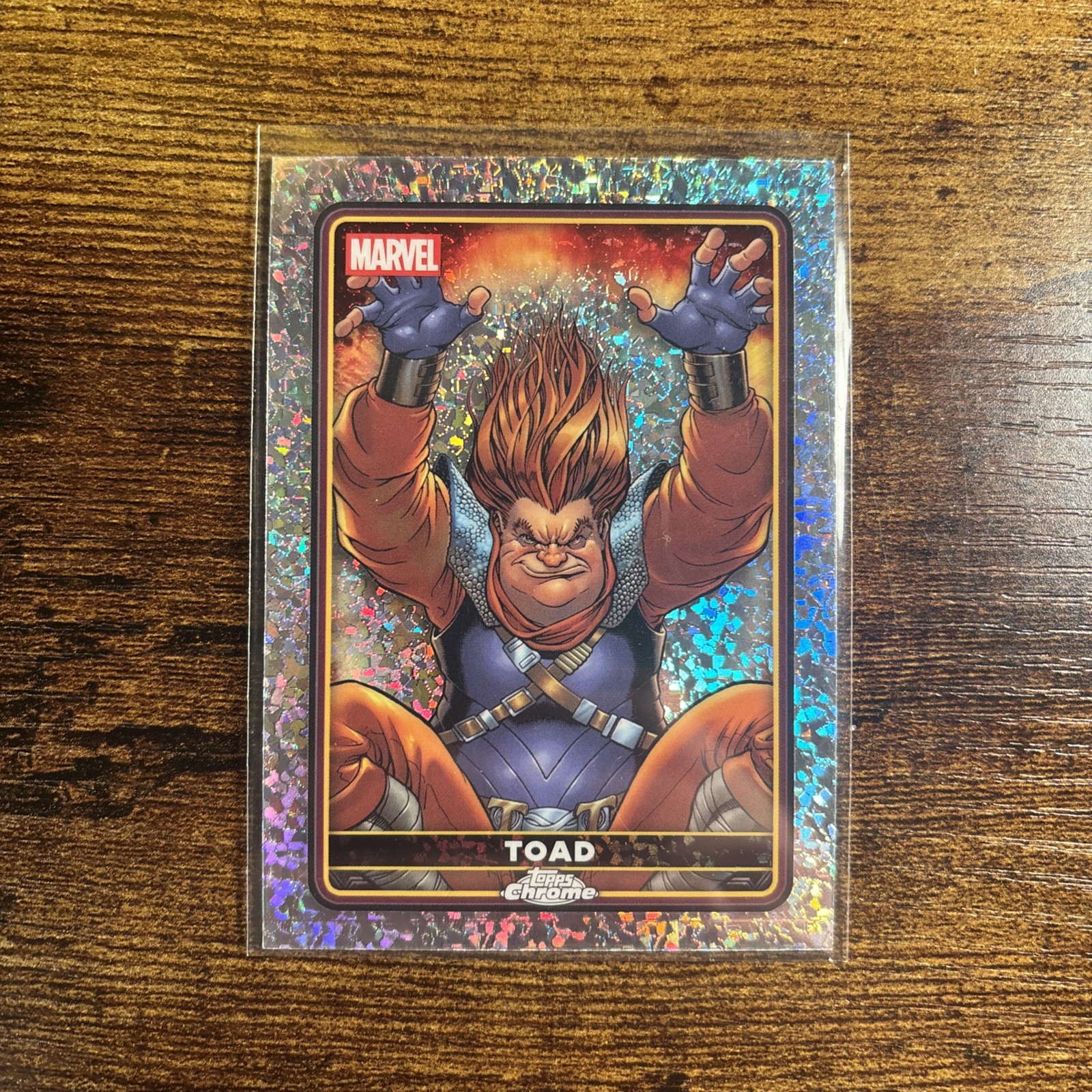 2025 Topps Chrome Marvel Deadpool #12 Toad Mini-Diamonds Refractor