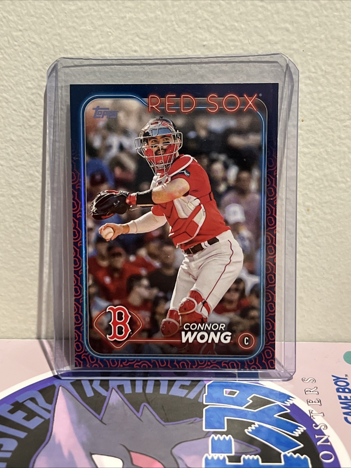 2024 Topps Series 1 - Connor Wong #104 Boston Red Sox Team Color Border