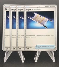 4x Night Stretcher 061/064 Scarlet & Violet Shrouded Fable - Pokemon Playset