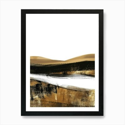 Wüstenlandschaft 12 Kunstdruck gerahmt Wandbild Poster Leinwanddruck Bild