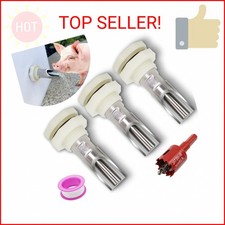 3 PCS Pig Nipple Waterer for Barrel Kit Automatic Pig Waterer System 1/2 inch St