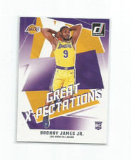 BRONNY JAMES JR. (Lakers) 2024-25 PANINI DONRUSS GREAT X-PECTATION RC INSERT #14