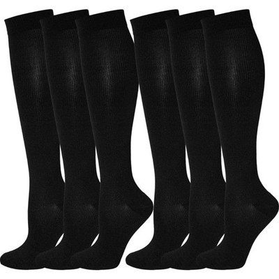 Kompressionsstrümpfe Damen Herren 6 Paar Medizinische, Laufsocken, Sport, Flug
