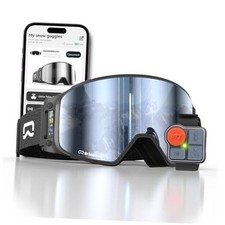 Multifunctional Smart Bluetooth Ski Goggles with Walkie G03 Cylindrical Black