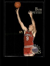 Bob Pettit 1996-97 Topps Stars #35 St. Louis Hawks NBA BASKETBALL HOF