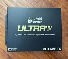 Just Add Power Ultra HD IP 3G+AVP TX Gigabit PoE Transmitter