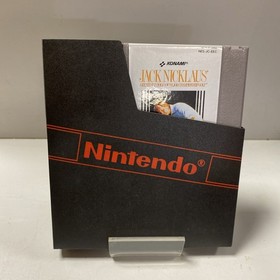 Jeu Nintendo NES Jack Nicklaus Golf PAL FR Sans Cale Polystyr&egrave;ne