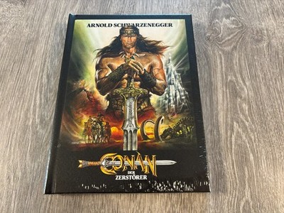 CONAN DER ZERSTÖRER (BR+ DVD Mediabook) UNCUT HD Arnold Schwarzenegger uncut ovp