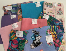 Easter Fabric, Lot of 8 Different Fabrics, si...
