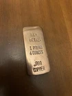 1.4lb PURE Copper Bar | Hand Poured & Polished