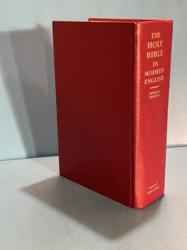 HEILIGE BIBEL IN MODERNEM ENGLISCH ~ Ferrar / Fenton ~ Destiny Pub. ~ GROSSDRUCK 1966 - Bild 2 von 11