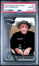 2009 Press Pass Fusion #77 Doyle Brunson RC Rookie Card Poker PSA 10 Gem Mint
