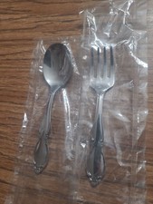 Vintage Oneida Community Silverplate 2 Piece Baby Set Spoon And Fork Sealed