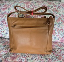 BORSA A TRACOLLA VINTAGE TULA RADLEY MARRONE CASTAGNA MORBIDA PELLE MORBIDA TOTE 