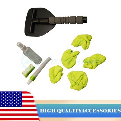 Windshield Cleaning Tool Kit Car Window Glass Wiper Cleaner Brush Pad Extendable