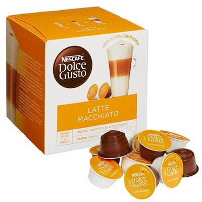 NESCAFÉ DOLCE GUSTO  LATTE MACCHIATO Kaffeekapseln, Arabicabohnen 8 St.