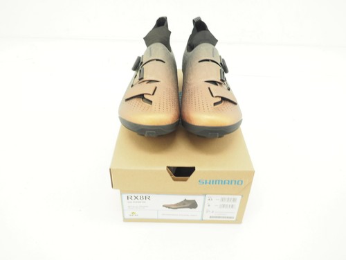 NEW! Shimano RX8R Men's Gravel Cycling Shoes EU 43 / US 9 Metal Orange SH-RX801R - Picture 1 of 8
