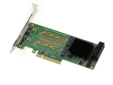 PCIE 4X Card 4X SSD M.2 M2 SATA  4X HDD SATA LSI SAS 2008 RAID 0 1 10