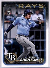 2024 Topps Update Austin Shenton RC Tampa Bay Rays #US275