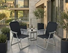 2er Set Klappstuhl SUNNY SEAT faltbarer Stuhl Faltstuhl Outdoor Gartenstuhl