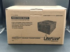 LiteFuze LT-5000 Step Up  Down 5000 Watt Heavy Duty Voltage Transformer - NEW
