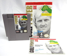 Nintendo NES Greg Norman's Golf Power Video Game w/ Box & Manual!
