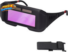 Welding Glasses SafetyWelding Goggles LCD Protective SolarPowered Auto Darkening