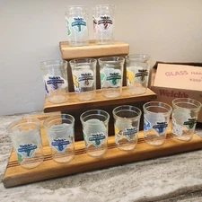 Welch's Looney Tunes Glass Jelly Jars Collector Series 1994 Complete Set Of 12