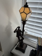 Disney Dale Tiffany Mary Poppins Returns Jack Lamplighter Lamp Lin-Manuel - Rare