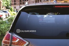 Social Media Handle Decal Vinyl Decal Stickers Laptop/Car