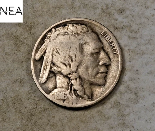 1916-D Buffalo Nickel ~ Very Fine VF ~ Semi-Key Date! ~ ZB313