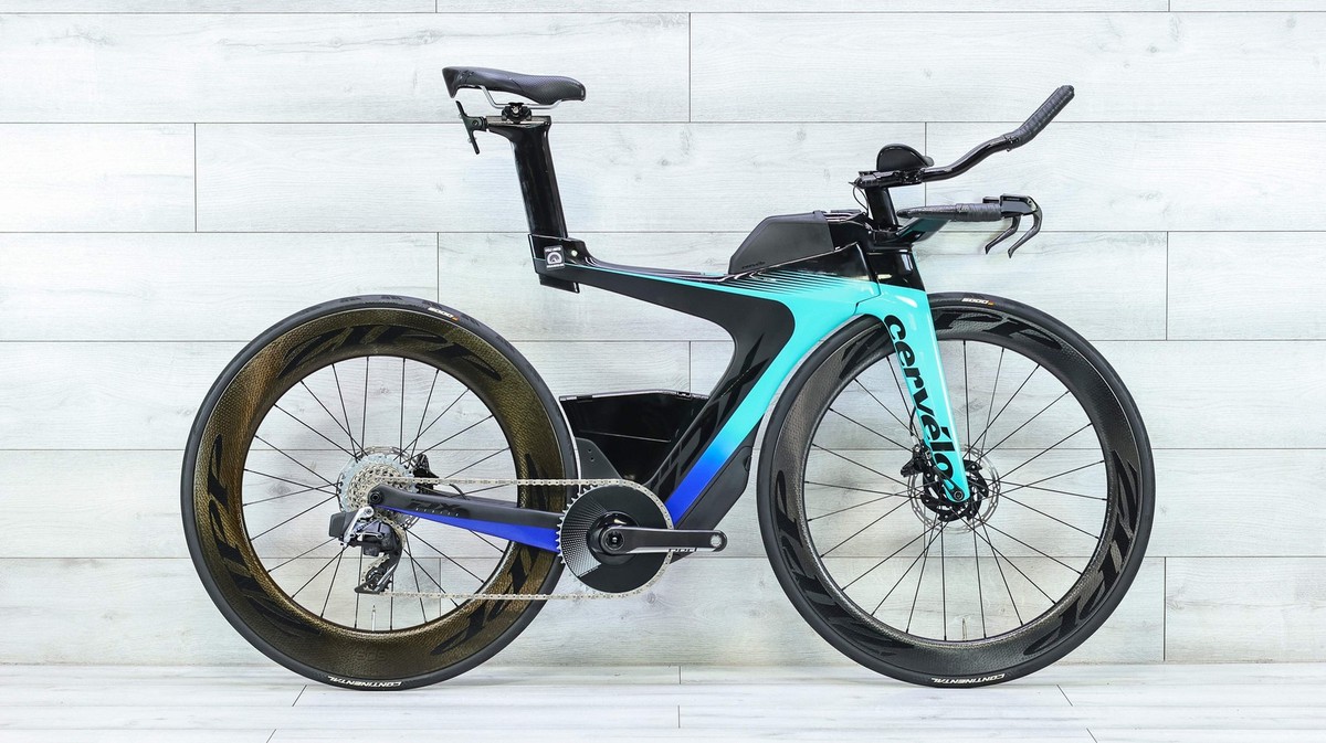 トランプ Bicycle Titanium Crimson Red Steel Blue Cervelo PX-Series Red eTap AXS 1 Disc Triathlon Bike - 2020