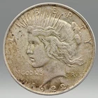 Peace Dollar 1922 90% Silver Ungraded Circulated Coin