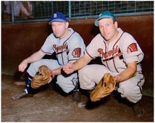 Bill Salkeld &amp; Phil Masi Colorized 8x10 Print-FREE SHIPPING