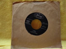 THE PLATTERS-IT'S RAINING OUTSIDE/I WISH-MERCURY-1958-71353X45-VG/45 RPM-BX-1