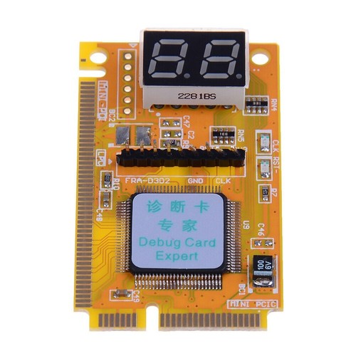 3 w 1 Mini PCI PCI-E LPC PC Laptop Analizator Tester Diagnostyka poczta testowa Wielka Brytania - Zdjęcie 19 z 24
