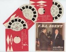 F.B.I. Agent with J. Edgar Hoover 1962 View-Master Reels B-700 Copy Front Cover