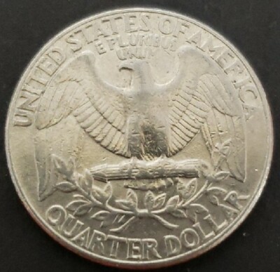 1989 D Washington Quarter Error Obverse Double Die IN GOD WE TRUST
