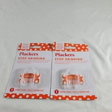 (2) New Plackers Stop Grinding No Boil Dental 3-Day Disposable Teeth Night Guard