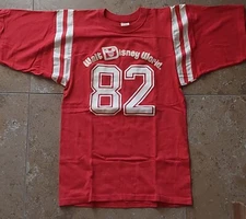 Vintage 1982 Walt Disney World Sz S Red T-shirt ￼Collegiate Pacific