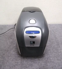 Zebra Model P110i P110I-0M1UC-ID0 ID Card Thermal Printer w/ AC Adapter