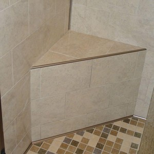 tile schluter shower edging trim bullnose metal bench rondec nickel bathroom aluminum kerdi satin triangle anodized edge corner bath niche