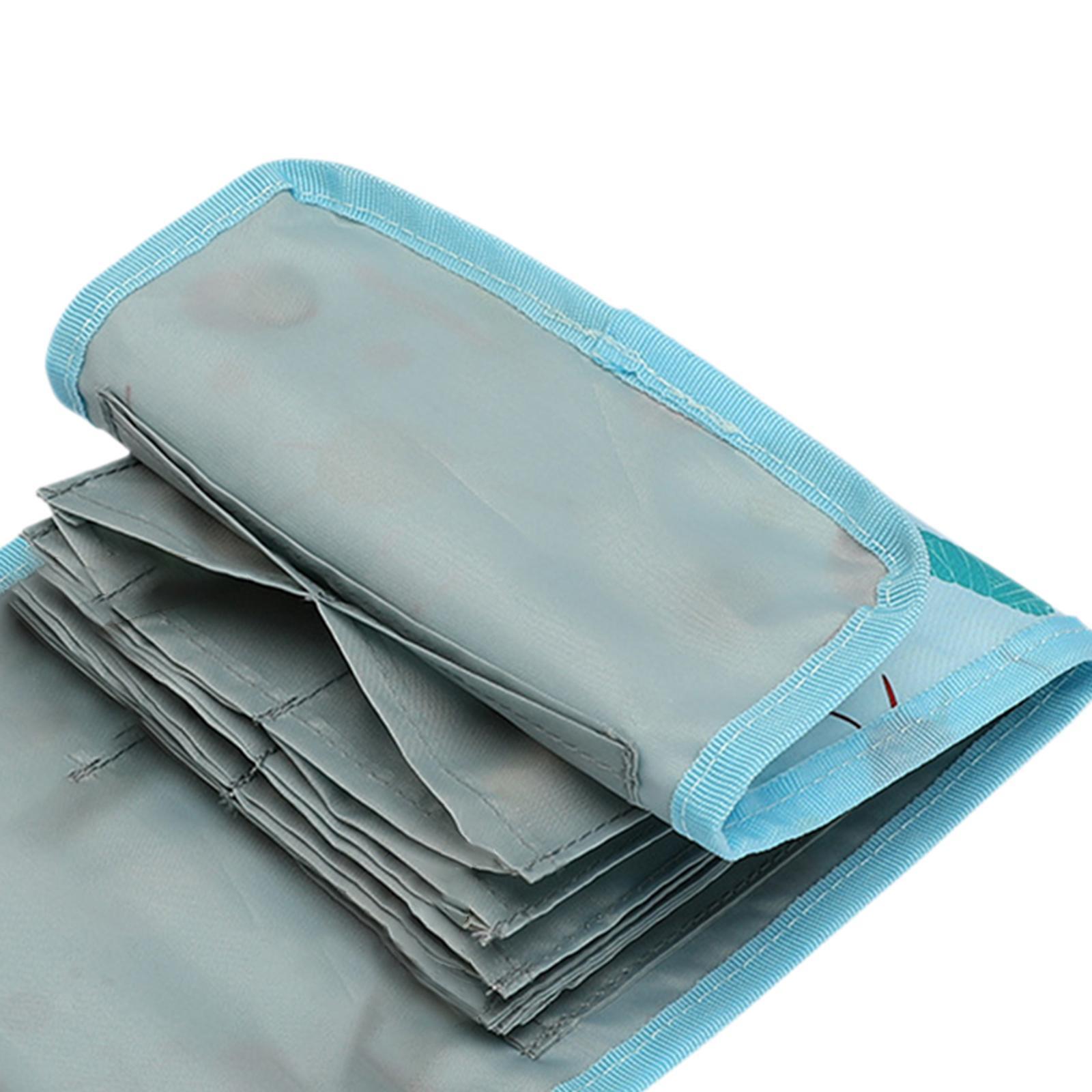 Portable Crochet Hook Case Bag Multiple Internal Pockets for Knitting