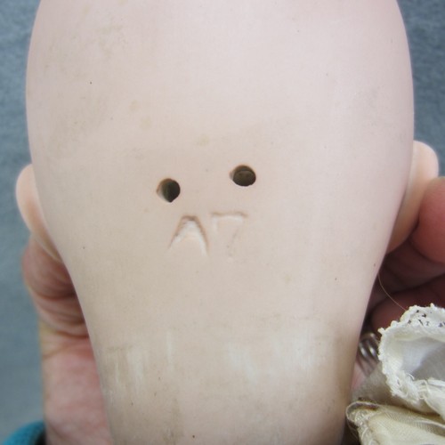 Antique A7 Character Baby Doll Bisque Head Glass Eyes Compo Body 15in - Picture 4 of 7