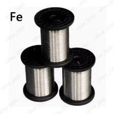 1 Meter High Purity Iron Fe Wire Round Solid Iron Wire