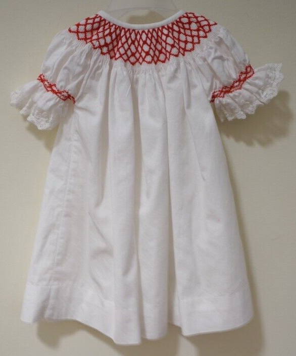 NWT Pleats & Stitches Smocked Bishop Dress Girl's Size 5