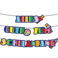 SchuleinfüHrung Girlande - Alles Gute Zum Schulanfang - HäNge Deko Einschulung