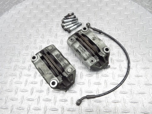 2016 16-18 Ducati Hypermotard 939 Left Right Front Brake Caliper Line Hose Pad - Picture 8 of 19