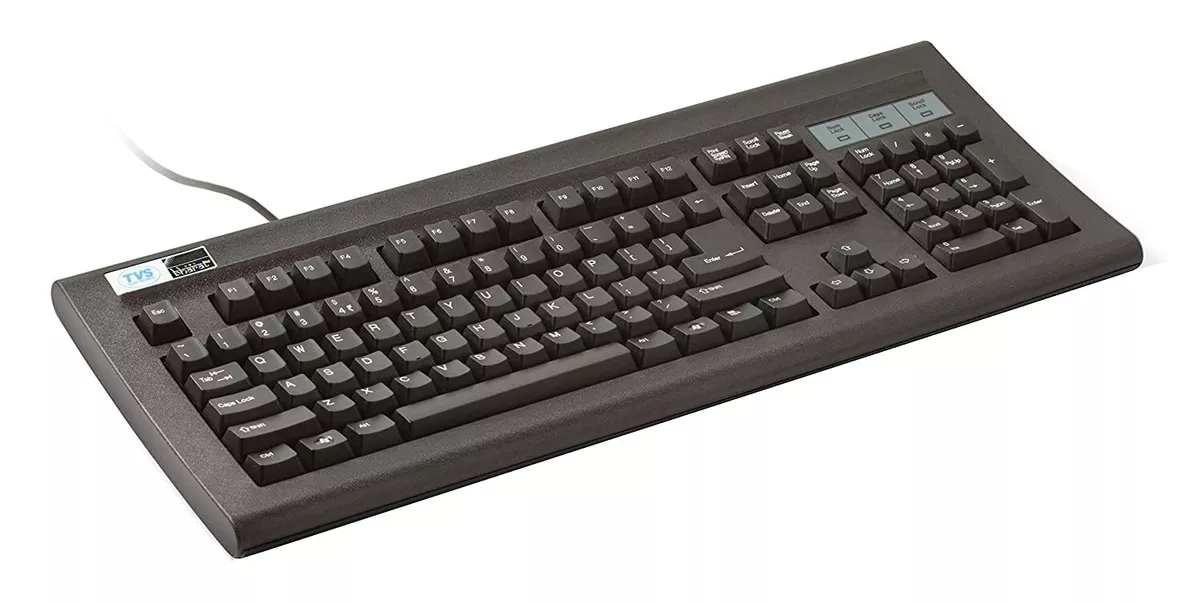 TVS Gold Bharat Gold USB Keyboard Black eBay